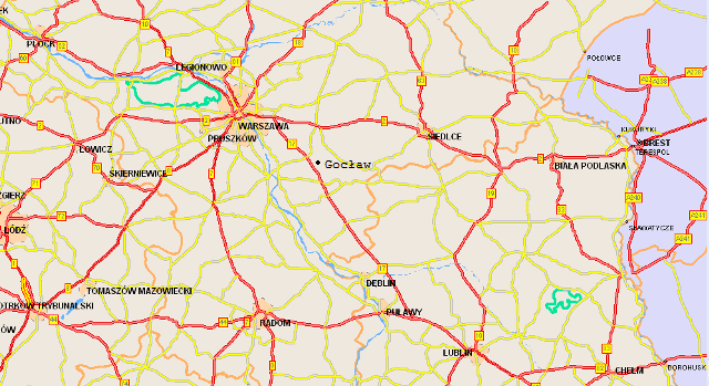 Położenie wsi Gocław