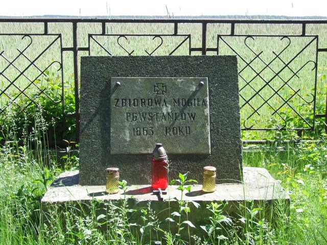 Mogiła Powstańców 1863 - wygląd sprzed 2010 r.