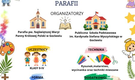 Konkurs dla dzieci o parafii w Gocławiu